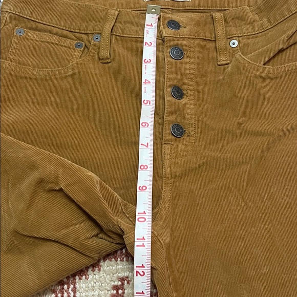 Madewell Tan Cali Demi-Boot Corduroy Pants Size 29 - Picture 4 of 10